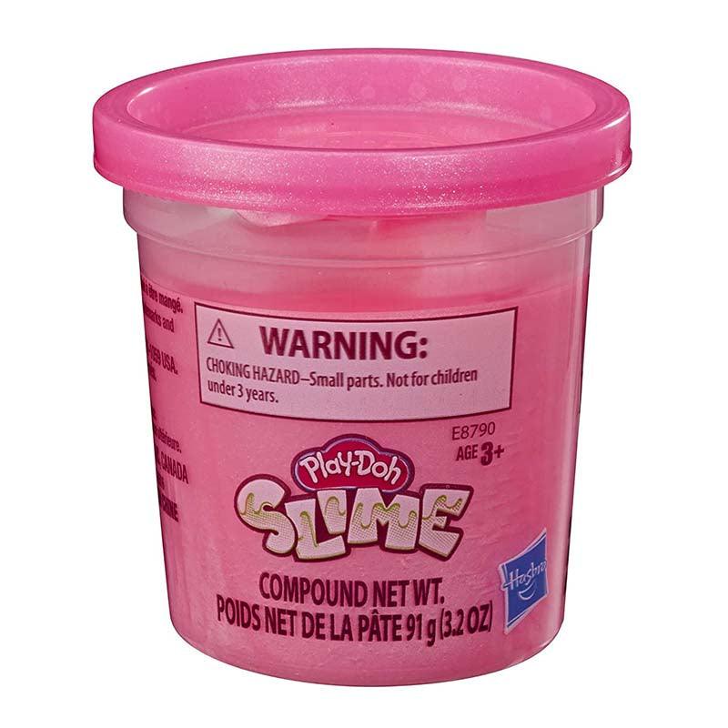 Play-Doh Brand Slime Compound Single Can, Metallic Pink