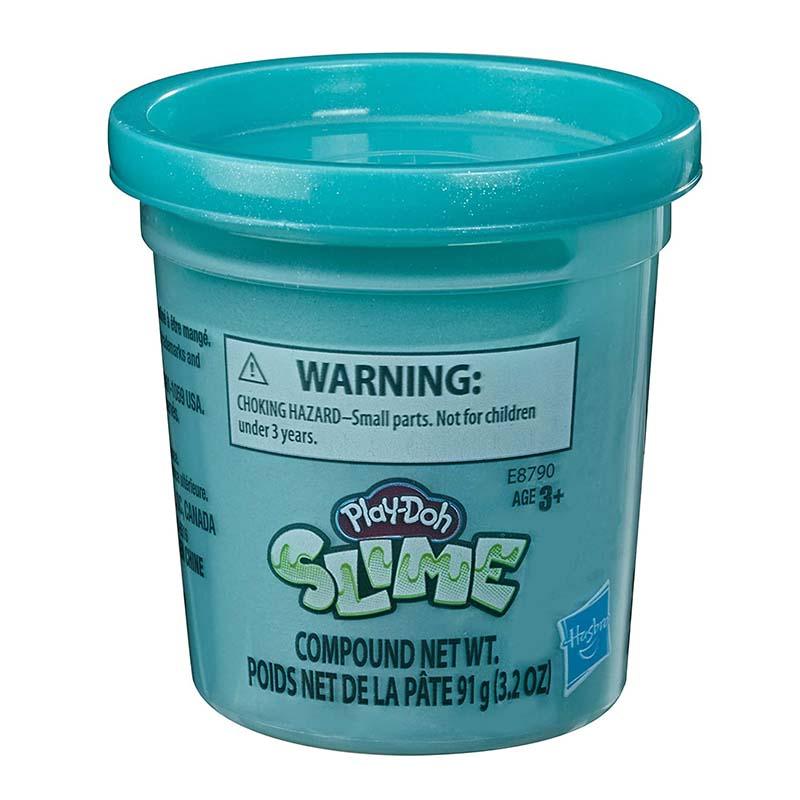 Play-Doh Brand Slime Compound Single Can, Metallic Teal