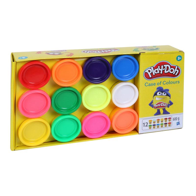Play-Doh Case of Colours 12-Pack of 2-Ounce Cans for Kids 2 Years and Up, Non-Toxic