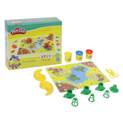 Play-Doh Flower Maker Toy for Kids 3 Years and Up with 3 Non-Toxic Colors