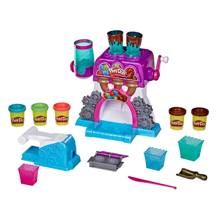 Play-Doh Kitchen Creations Candy Delight Playset for Kids 3 Years and Up with 5 Cans, Non-Toxic