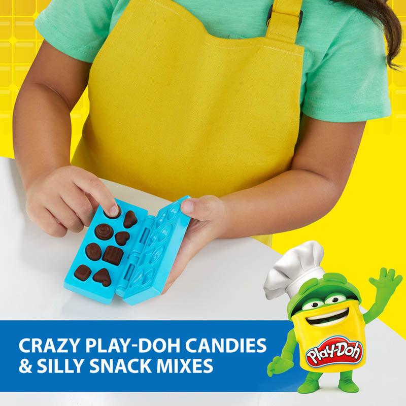 Play-Doh Kitchen Creations Popcorn Party Play Food Set with 6 Non-Toxic Play-Doh Cans