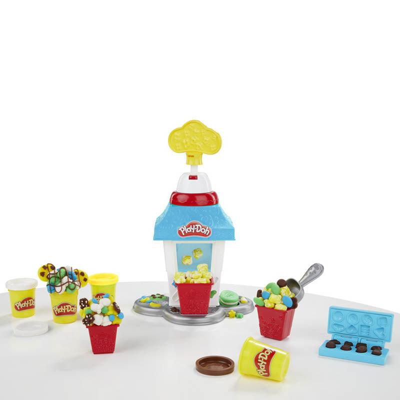 Play-Doh Kitchen Creations Popcorn Party Play Food Set with 6 Non-Toxic Play-Doh Cans