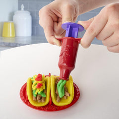 Play-Doh Kitchen Creations Taco Time Play Food Set for Kids 3 Years & Up with 4 Non-Toxic Colors
