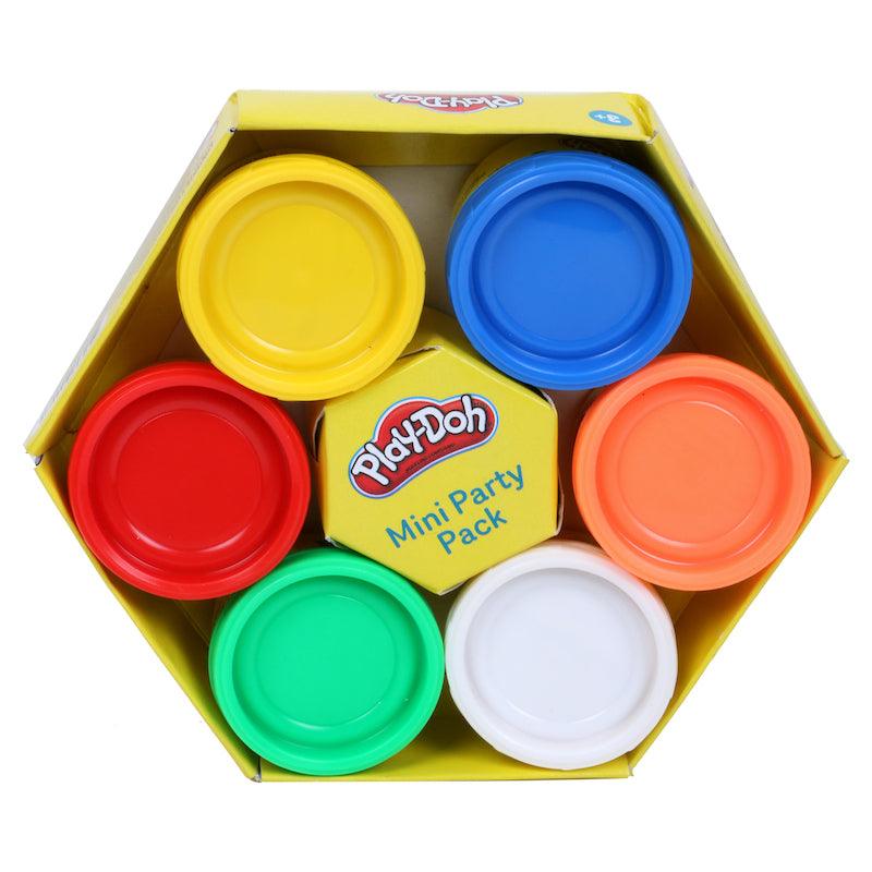 Play-Doh Mini Party Pack of 6 Non-Toxic Colours for Kids 3 Years and Up