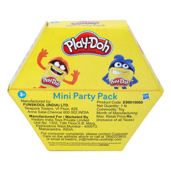 Play-Doh Mini Party Pack of 6 Non-Toxic Colours for Kids 3 Years and Up