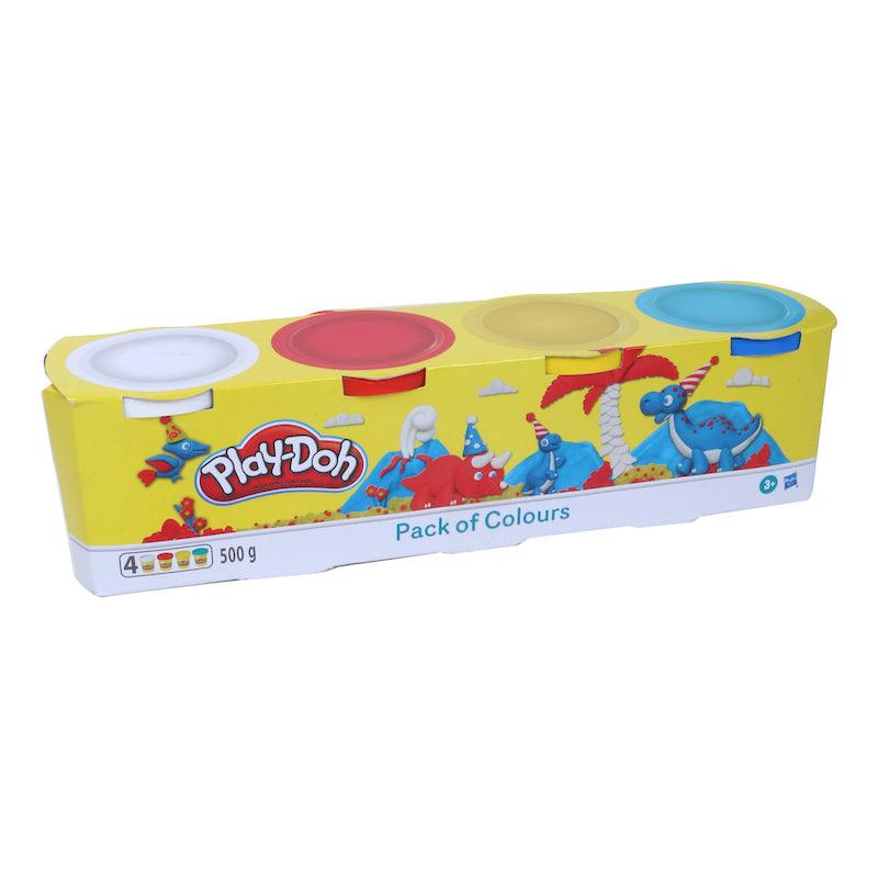 Play-Doh 4-Pack of Colours for Kids 2 Years and Up with 4-Ounce Non-Toxic Colours