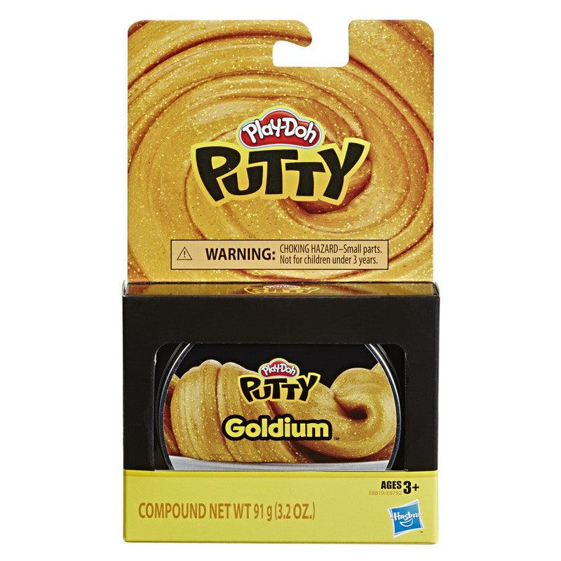 Play-Doh Putty Goldium Gold Putty for Kids 3 Years and Up, 3.2 Ounce Tin