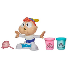 Play-Doh Slime Chewin' Charlie Slime Bubble Maker Toy for Kids 3 Years and Up with 2 Cans of Pink and Blue Slime Compound, Non-Toxic