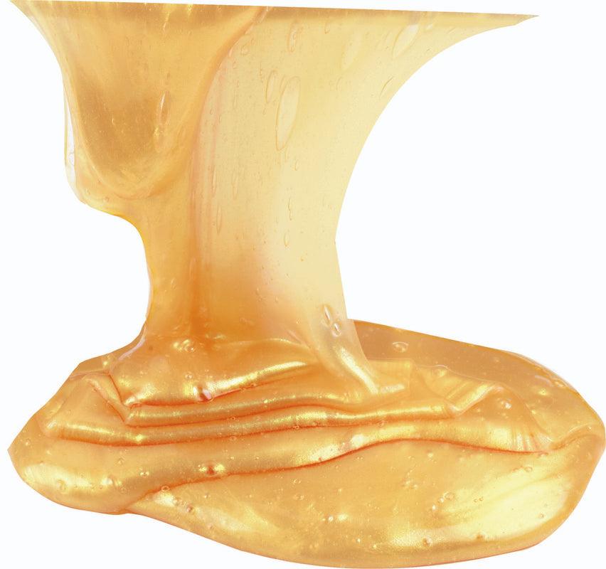 Play-Doh Slime HydroGlitz Gold-Colored Liquid Metal-Looking Slime Compound for Kids 3 and Up, Single 8-Ounce