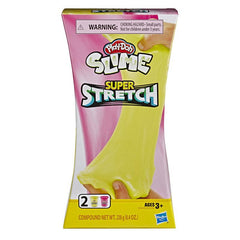 Play-Doh Slime Super Stretch 2-Pack for Kids 3 Years and Up - Yellow and Red
