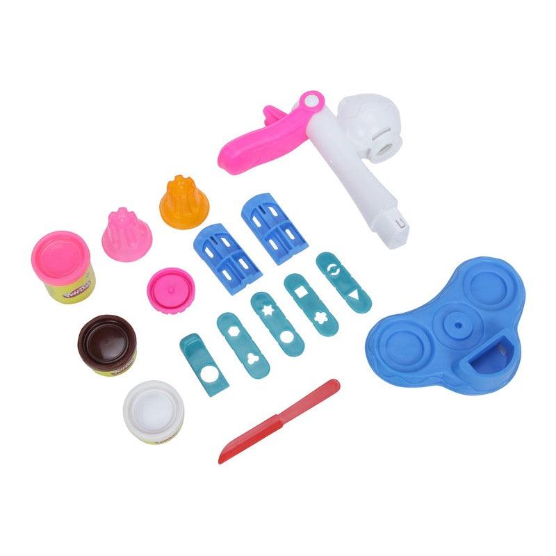 Play-Doh Softy Ice Cream Swirl Playset for Kids 3 Years and Up with 3 Non-Toxic Colors