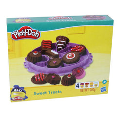 Play-Doh Sweet Treats Playset for Kids 3 Years and Up with 4 Non-Toxic Colors