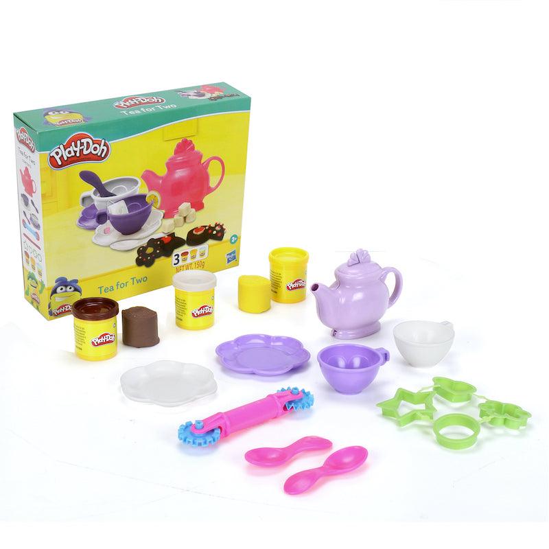 Play-Doh Tea for Two Playset for Kids 3 Years and Up with 3 Non-Toxic Colors