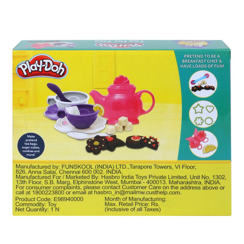 Play-Doh Tea for Two Playset for Kids 3 Years and Up with 3 Non-Toxic Colors