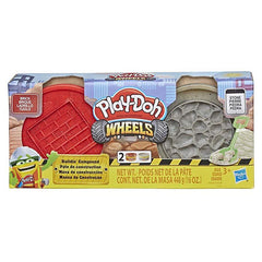Play-Doh Wheels Brick and Stone Buildin' Compound 2-Pack of 8-Ounce Cans