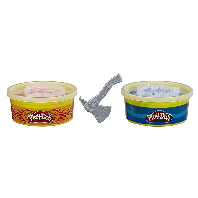 Play-Doh Wheels Fire and Water Buildin' Compound 2-Pack of 8-Ounce Cans