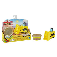 Play-Doh Wheels Mini Bulldozer with Play-Doh Stone Colored Compound