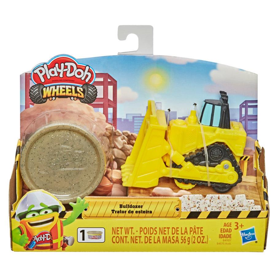 Play-Doh Wheels Mini Bulldozer with Play-Doh Stone Colored Compound