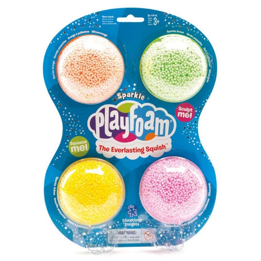 Learning Resources Playfoam Sparkle (4 Pack) Multicolor