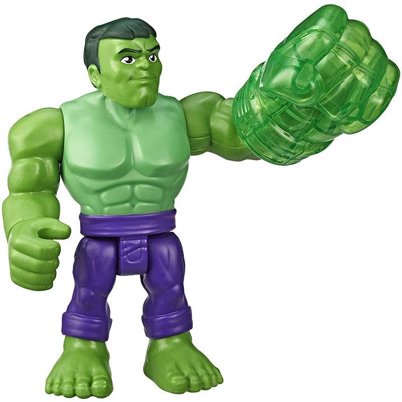 Playskool Heroes Marvel Super Hero Adventures Collectible 5-inch Hulk Action Figure with Gamma Fist Accessory, Toys for Kids Ages 3 and Up