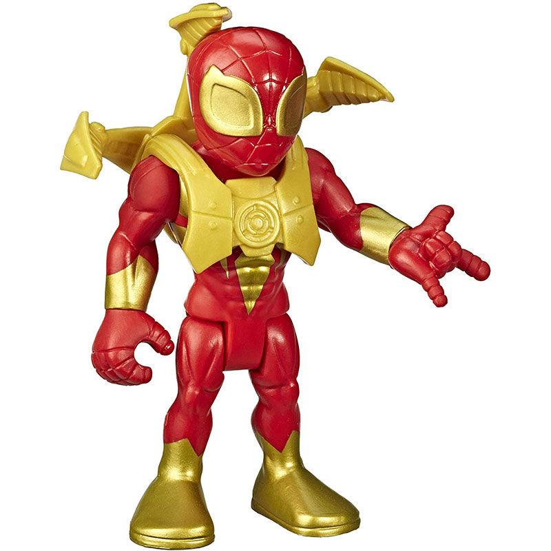 Playskool Heroes Marvel Super Hero Adventures Collectible 5-inch Iron Spider Action Figure with Spider-Arms Accessory, Toys for Kids Ages 3 and Up