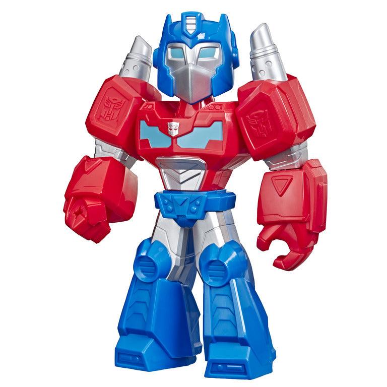 Playskool Heroes Mega Mighties Transformers Rescue Bots Academy Optimus Prime Figure 10-inch Figure, Collectible Toys for Kids Ages 3 and Up