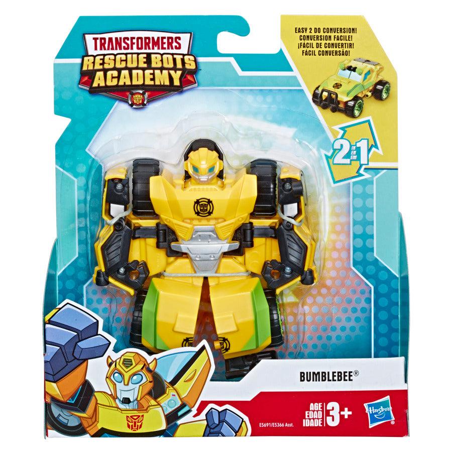 Playskool Heroes Transformers Rescue Bots Academy Bumblebee Converting Toy Robot, 4.5-Inch Action Figure