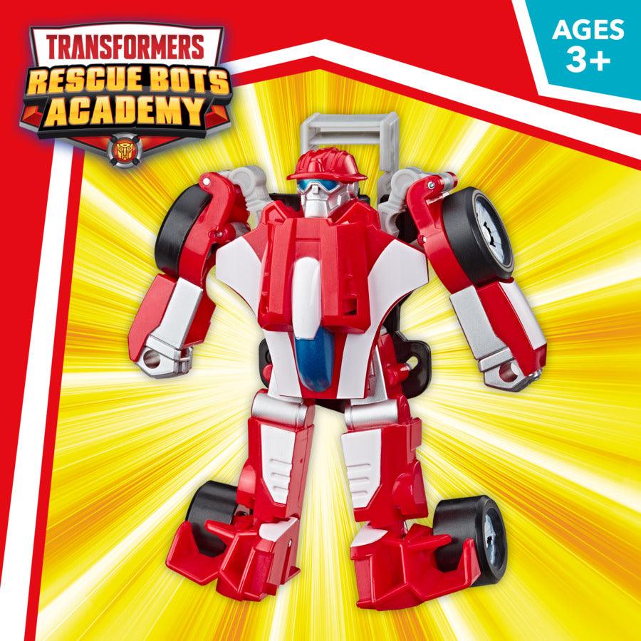 Playskool Heroes Transformers Rescue Bots Academy Heatwave the Fire-Bot Converting Toy Robot, 4.5-Inch Action Figure