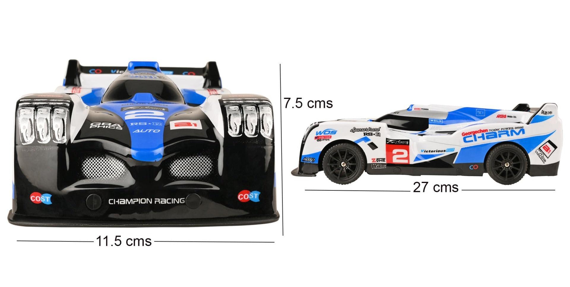 Playzu Auto Racing 1:14 Scale R/C Car - Blue for Ages 6+