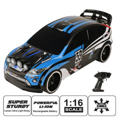 Playzu Rally Xtreme 1:16 Scale R/C Car - Blue for Ages 6+