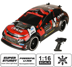 Playzu Rally Xtreme 1:16 Scale R/C Car - Red for Ages 6+