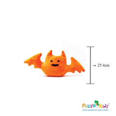 Plushkins Bat, Premium Orange Soft Toy for Kids, Aged 1-10 years, Extra Soft Stuffed Toy with Plyfibre Stuffing
