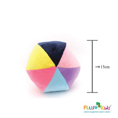 Plushkins Beach Ball, Premium Multi-colour Soft Toy for Kids, Aged 1-10 years, Extra Soft Stuffed Toy with Plyfibre Stuffing