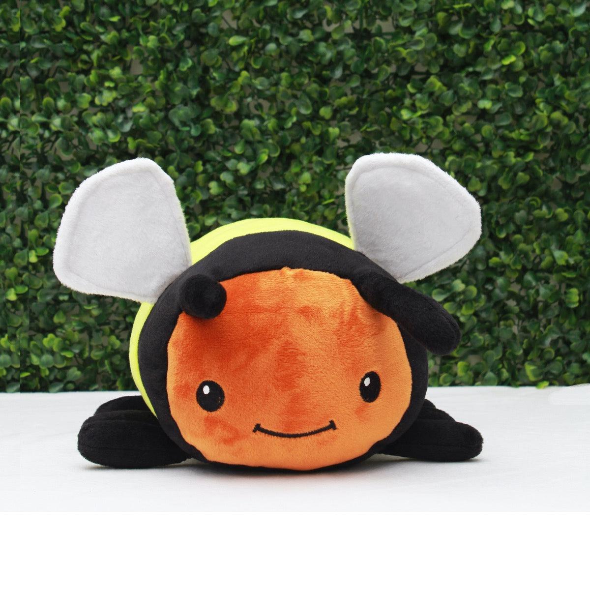 Plushkins Bee, Premium Multi-colour Soft Toy for Kids, Aged 1-10 years, Extra Soft Stuffed Toy with Plyfibre Stuffing