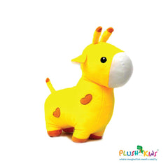 Plushkins Giraffe, Premium Yellow Soft Toy for Kids, Aged 1-10 years, Extra Soft Stuffed Toy with Plyfibre Stuffing