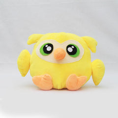 Plushkins Owl, Premium Yellow & Pink Soft Toy for Kids, Aged 1-10 years, Extra Soft Stuffed Toy with Plyfibre Stuffing