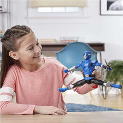 Power Rangers Beast Morphers 12-Inch Beast-X Blue Ranger Action Figure Toy Inspired by the TV Show