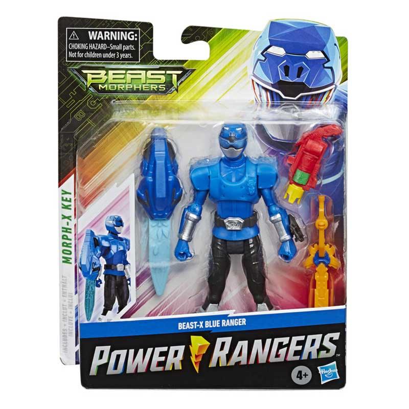 Power Rangers Beast Morphers Beast-X Blue Ranger 6-inch Action Figure Toy inspired by the Power Rangers TV Show