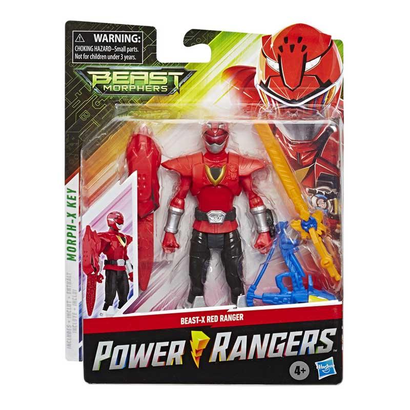 Power Rangers Beast Morphers Beast-X Red Ranger 6-inch Action Figure Toy inspired by the Power Rangers TV Show