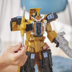 Power Rangers Beast Morphers Beast Wrecker Zord 10-Inch Action Figure Toy Inspired By Gold Ranger'S Zord From Show