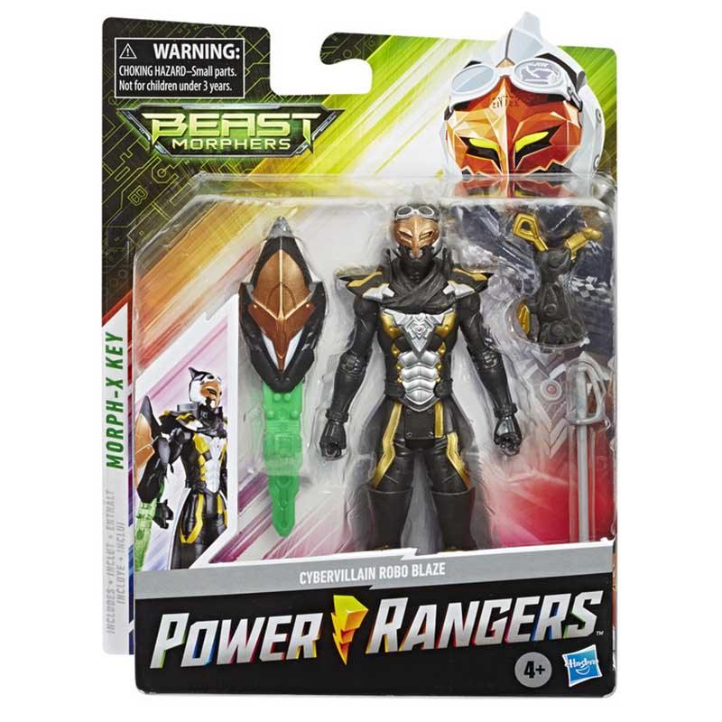 Power Rangers Beast Morphers Cybervillain Robo Blaze 6-inch Action Figure Toy inspired by the Power Rangers TV Show