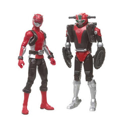 Power Rangers Beast Morphers Red Ranger and Morphin Cruise Beast Bot 6-Inch Action Figure 2-Pack Toys Inspired by the Power Rangers TV Show