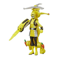 Power Rangers Beast Morphers Yellow Ranger and Morphin Jax Beast Bot 6-Inch Action Figure 2-Pack Toys Inspired by the Power Rangers TV Show
