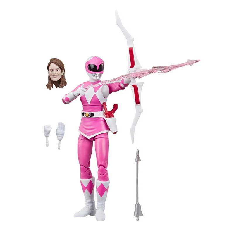 Power Rangers Lightning Collection 6-Inch Mighty Morphin Pink Ranger Collectible Action Figure Toy with Accessories