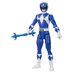 Power Rangers Mighty Morphin Blue Ranger 12-Inch Action Figure Toy Inspired by TV Show, with Power Lance Accessory