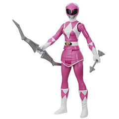 Power Rangers Mighty Morphin Pink Ranger 12-Inch Action Figure Toy Inspired by TV Show, with Power Bow Accessory