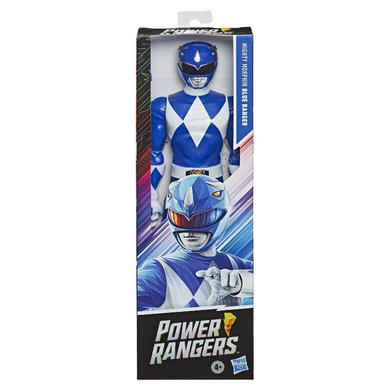 Power Rangers Mighty Morphin Blue Ranger 12-Inch Action Figure Toy Inspired by TV Show, with Power Lance Accessory