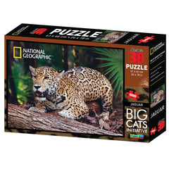 Prime 3D National Geographic National Big Cat Initiative Jaguar Puzzle (500 Pieces)