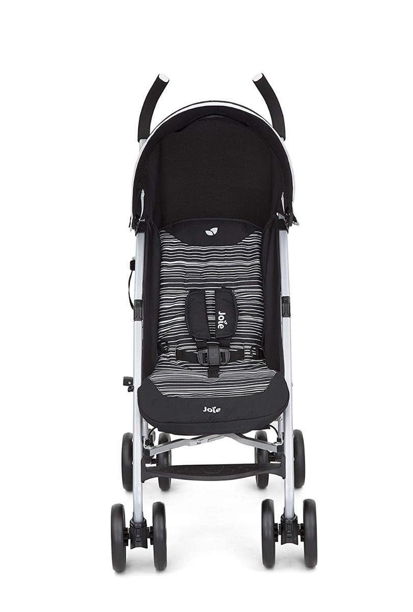 Joie Rapid Stroller Skewed Lines Caviar - Baby Stroller with Compact Umbrella Fold for Ages 0-3 Years